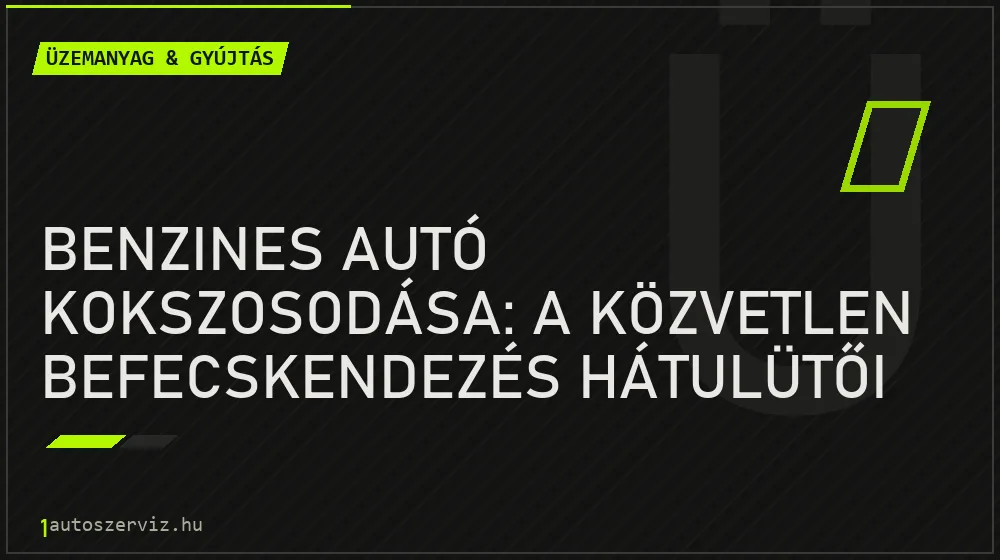 Benzines autó kokszosodása: A közvetlen befecskendezés hátulütői - Üzemanyag & gyújtás
