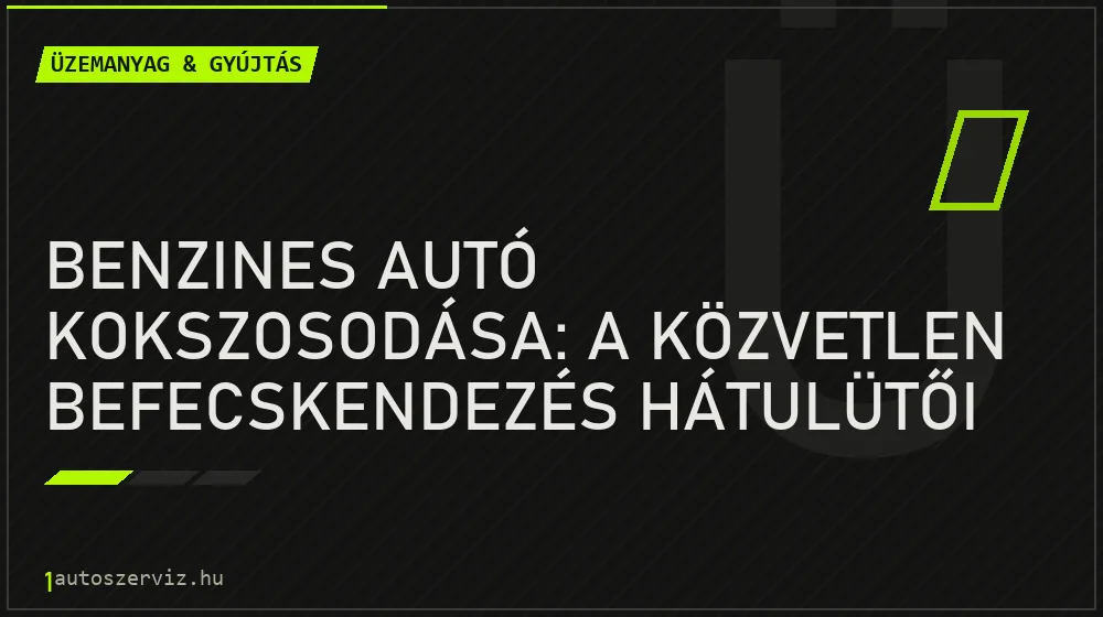 Benzines autó kokszosodása: A közvetlen befecskendezés hátulütői - Üzemanyag & gyújtás, 1autoszerviz Óbuda