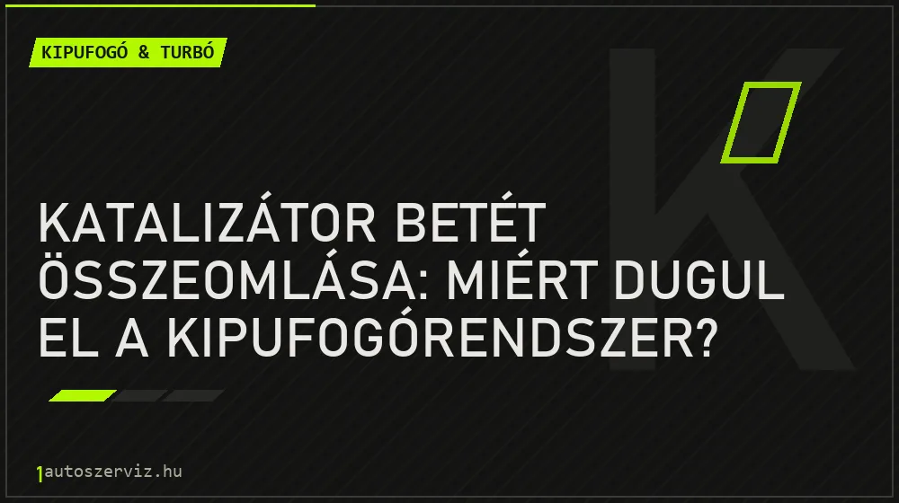 Katalizátor betét összeomlása: Miért dugul el a kipufogórendszer? - Kipufogó & turbó