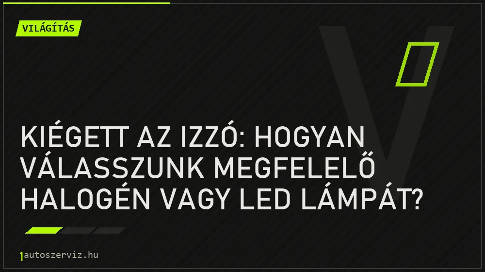 Világítás - Kiégett az izzó: Hogyan válasszunk megfelelő halogén vagy LED lámpát?