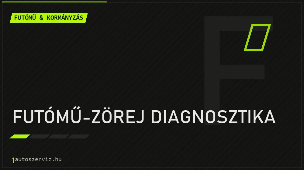 Futómű-zörej diagnosztika javítás - futóműjavítás