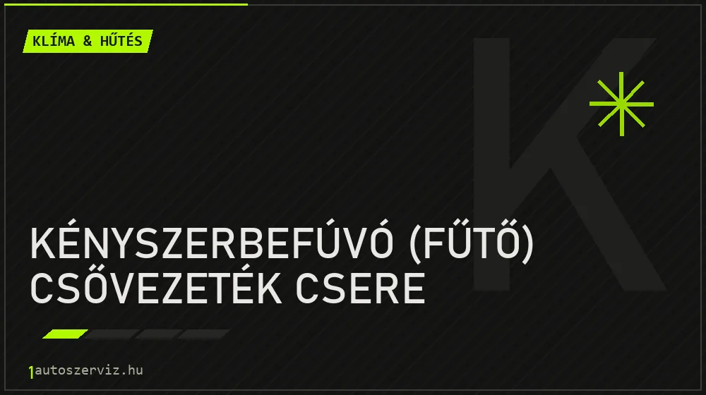 Kényszerbefúvó (fűtő) csővezeték csere - Klíma & hűtés Budapesten
