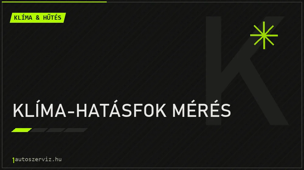 Klíma-hatásfok mérés - Klíma & hűtés Budapesten
