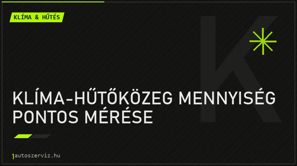 Klíma-hűtőközeg mennyiség pontos mérése - Klíma & hűtés Budapesten