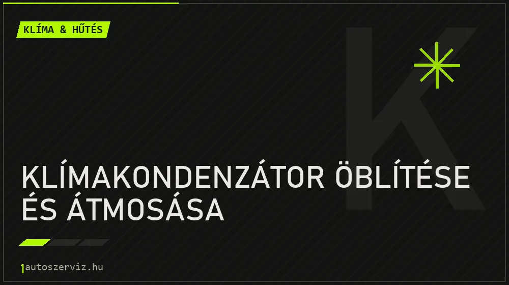 Klímakondenzátor öblítése és átmosása javítás - autóklíma-szerviz