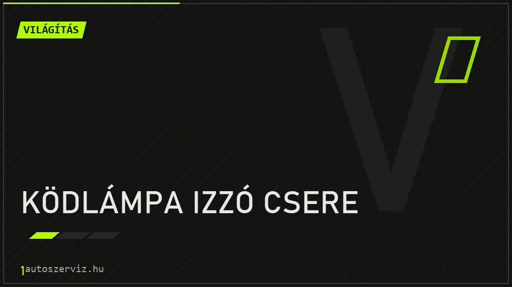 Ködlámpa izzó csere - Világítás Budapesten