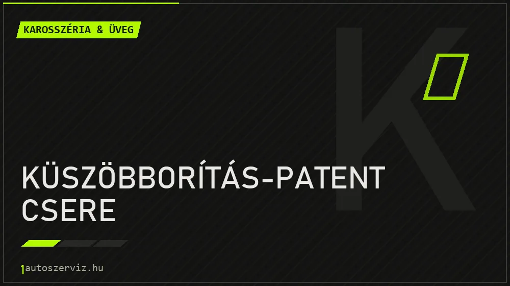 Küszöbborítás-patent csere - Karosszéria & üveg Budapesten