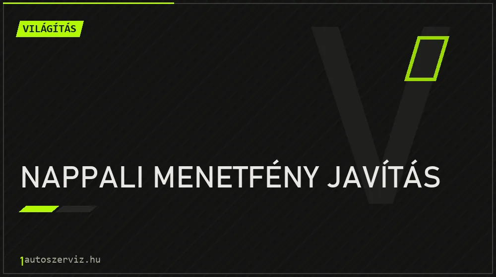 Nappali menetfény javítás - Világítás Budapesten