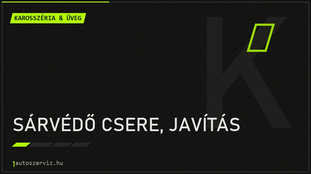 Sárvédő csere, javítás - Karosszéria & üveg Budapesten