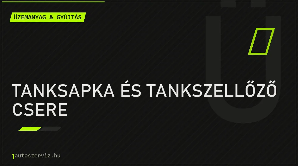 Tanksapka és tankszellőző csere javítás - üzemanyagrendszer-javítás