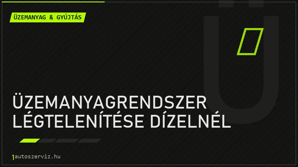 Üzemanyagrendszer légtelenítése dízelnél javítás - üzemanyagrendszer-javítás