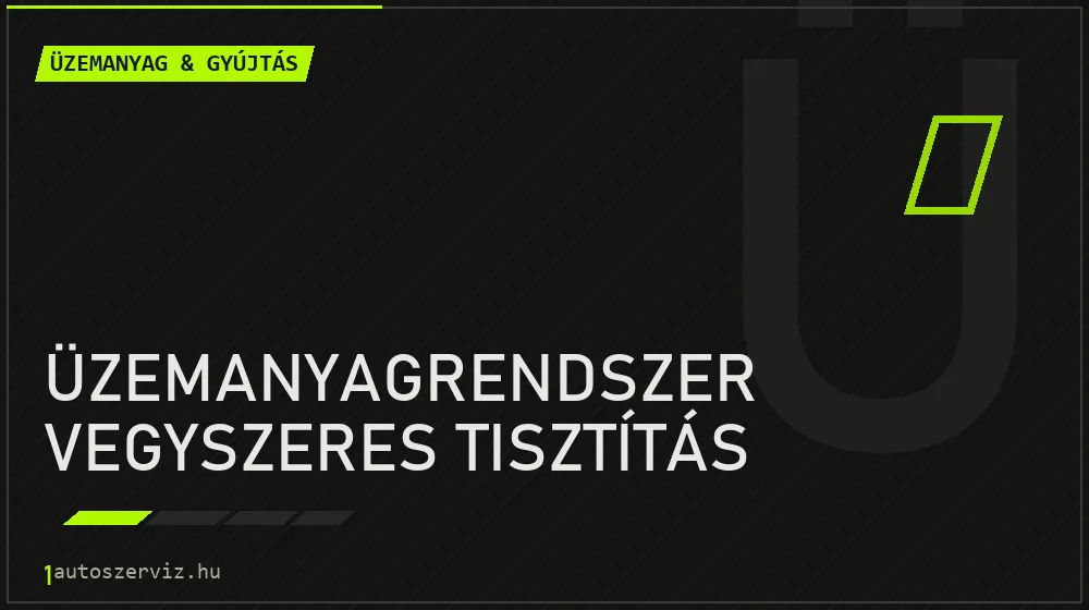 Üzemanyagrendszer vegyszeres tisztítás - Üzemanyag & gyújtás Budapesten