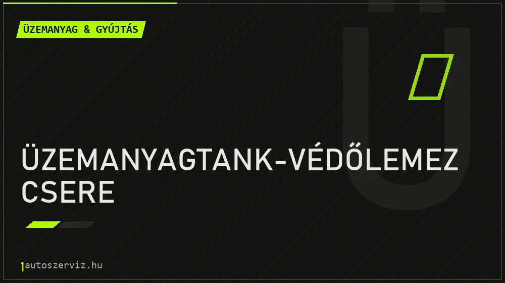 Üzemanyagtank-védőlemez csere javítás - üzemanyagrendszer-javítás